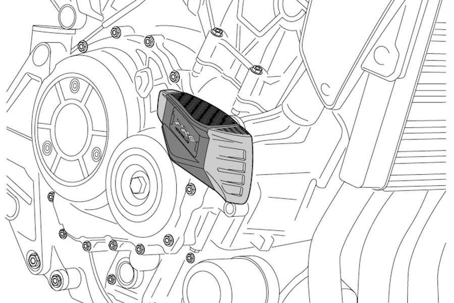 YAMAHA MT 07 [2019-2020] - Protection de cadre Slider Pro 2.0