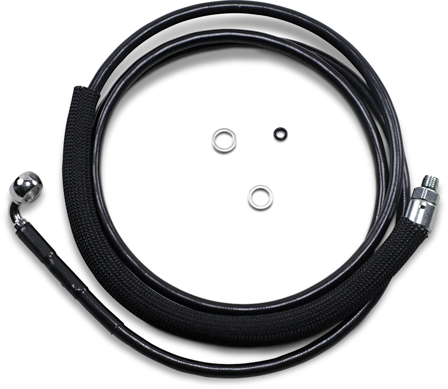 harley davidson fltr [DRAG SPECIALTIES] - Conduite d'embrayage hydraulique inox