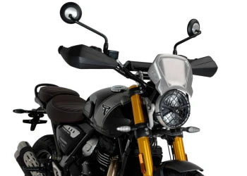 TRIUMPH SCRAMBLER 400X [2025] – Retro-Verkleidungscheibe – Transparent