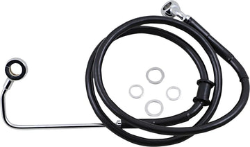harley davidson fxsb [DRAG SPECIALTIES] - Conduite de frein rallongée en acier inoxydable - 0