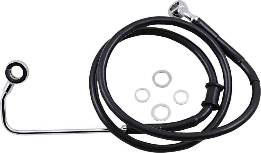 harley davidson fxsb [DRAG SPECIALTIES] - Extended stainless steel brake line