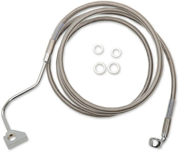 harley davidson fltr [DRAG SPECIALTIES] – Edelstahl-Bremsleitungs-Kit in verlängerter Ausführung
