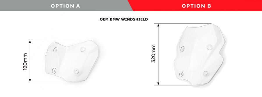 BMW F 750 GS [2024] – Tourenscheibe – Transparent