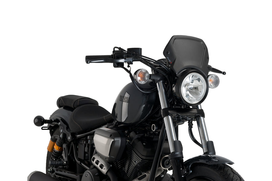 YAMAHA XV 950 R [2020] – ALU Frontplatte – Silber