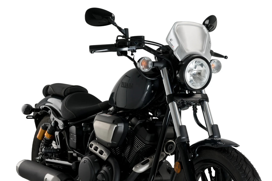 YAMAHA XV 950 R [2020] – ALU Frontplatte – Schwarz