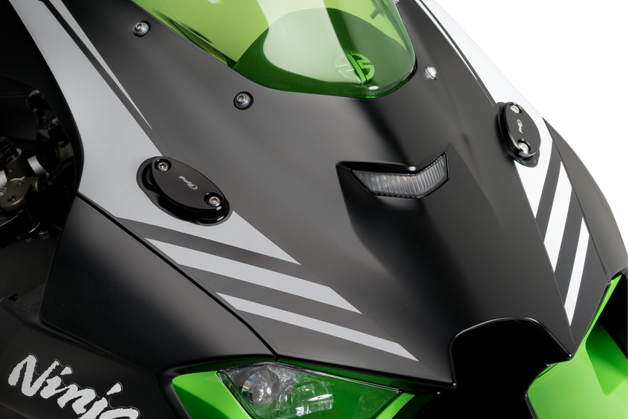 KAWASAKI ZX-10RR [2025] – Coques de rétroviseurs – Noir