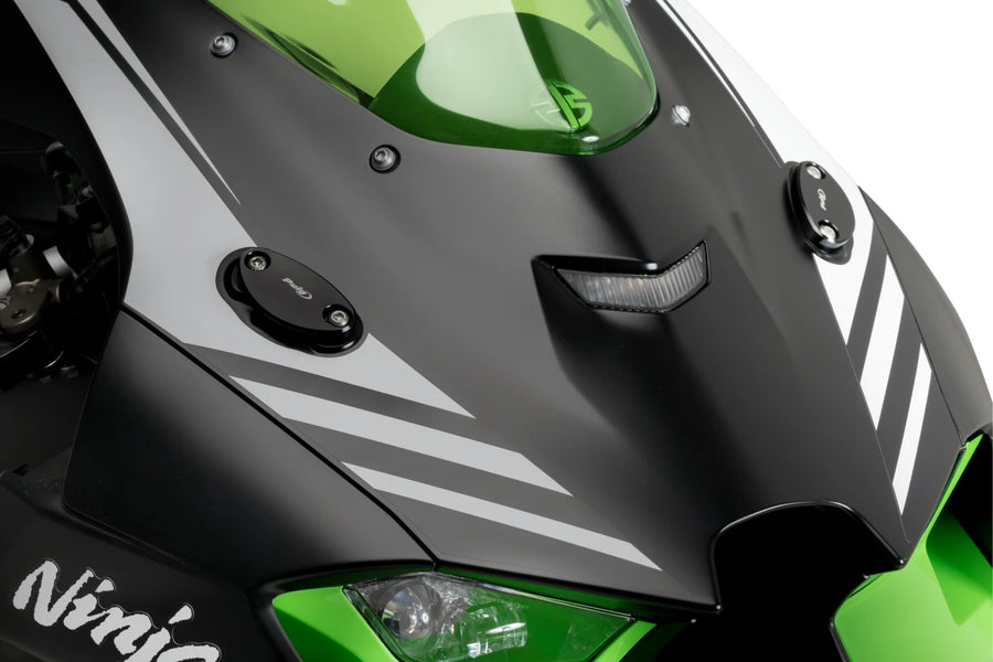 KAWASAKI ZX-10RR [2025] – Coques de rétroviseurs – Noir