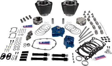Harley-Davidson FXLRST 1923 Softail Low Rider ST 117 H.O. [2026] - 129" Power Package Motorleistungs-Kit – Oberfläche: Schwarz, Hervorgehobene Lamellen – Merkmal: Schwarze Stößelstangenrohre – Bild 2