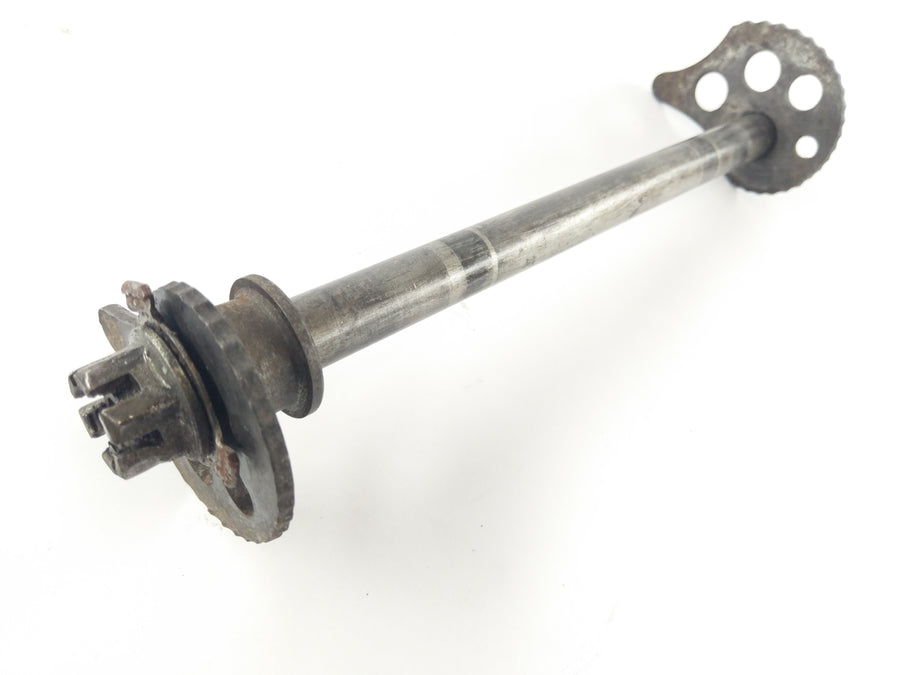 Yamaha XT 350 3YT / 55V [1991] - Rear axle with chain tensioner