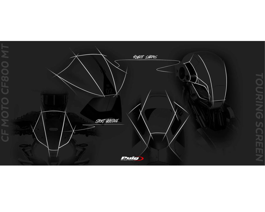 CFMOTO 800MT EXPLORE [2025] – Bulle Touring – Transparent