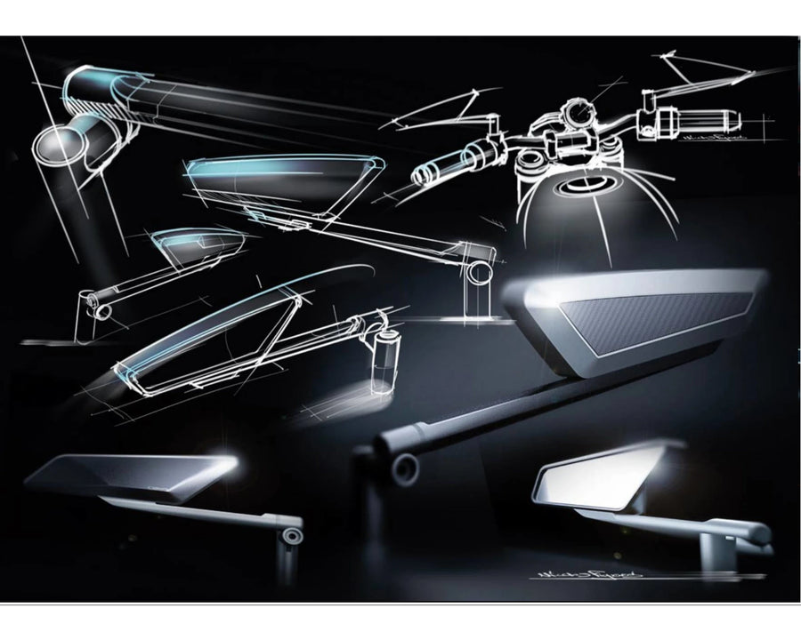 KTM 890 DUKE R [2025] – HyperNaked Verkleidungsscheibe Windschild Rückspiegel