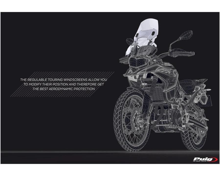 BMW F 800 GS [2025] – Adjustable windshield – heavily tinted