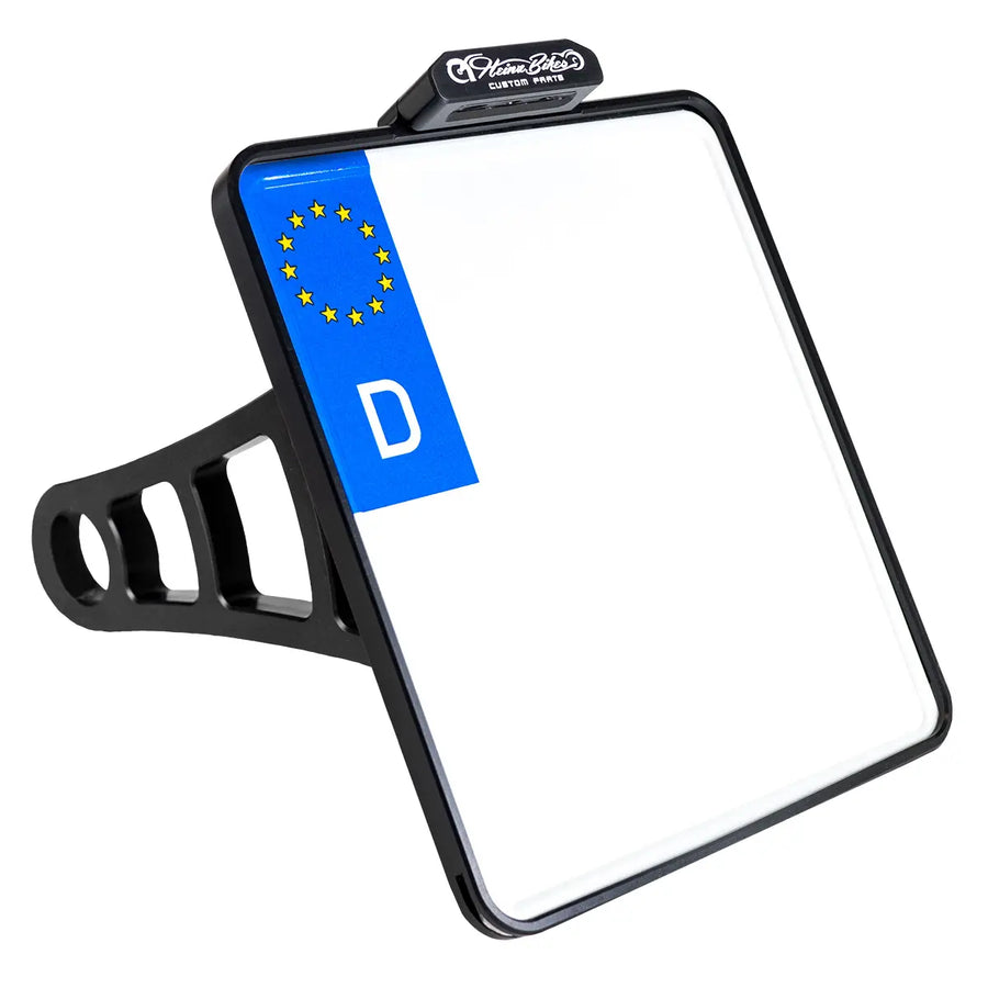 harley davidson fxsb [HEINZ BIKES] – Support de plaque d'immatriculation latéral avec éclairage de plaque d'immatriculation