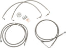 harley davidson fltruse [LA CHOPPERS] – Edelstahl-Bremsleitungs-Kit-2
