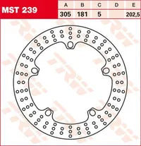 Bmw R 1200 C ABS (0424) [2001-2003, 2005] - Disque de frein fixe rond – photo 12