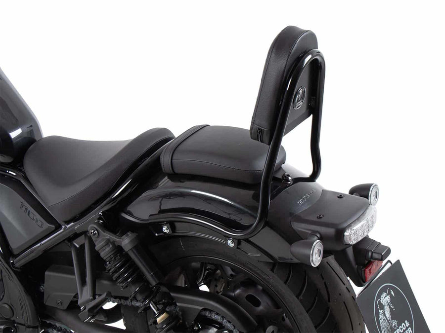 Honda CMX 1100 Rebel [2021-2024] - Sissybar sans bagage Bridge Black Gloss Pipe Version