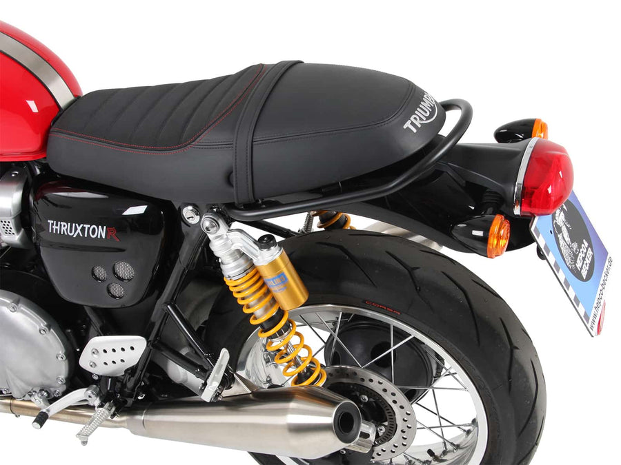 Triumph Thruxton [2016-2024] - Vue détaillée de la poignée de maintien du passager