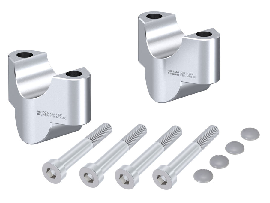 KTM 1390 Super Duke R [2024-2026] - Lenkererhöhung 25 mm / Ø 28,6 mm / silber