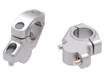 Honda CB 300 R [2018-2025] - handlebar risers 30/21 mm / Ø 28.6 mm / silver