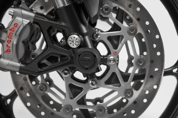 ducati monster 937 [SW-MOTECH] – Vorderrad-Achsschutz Set - 0