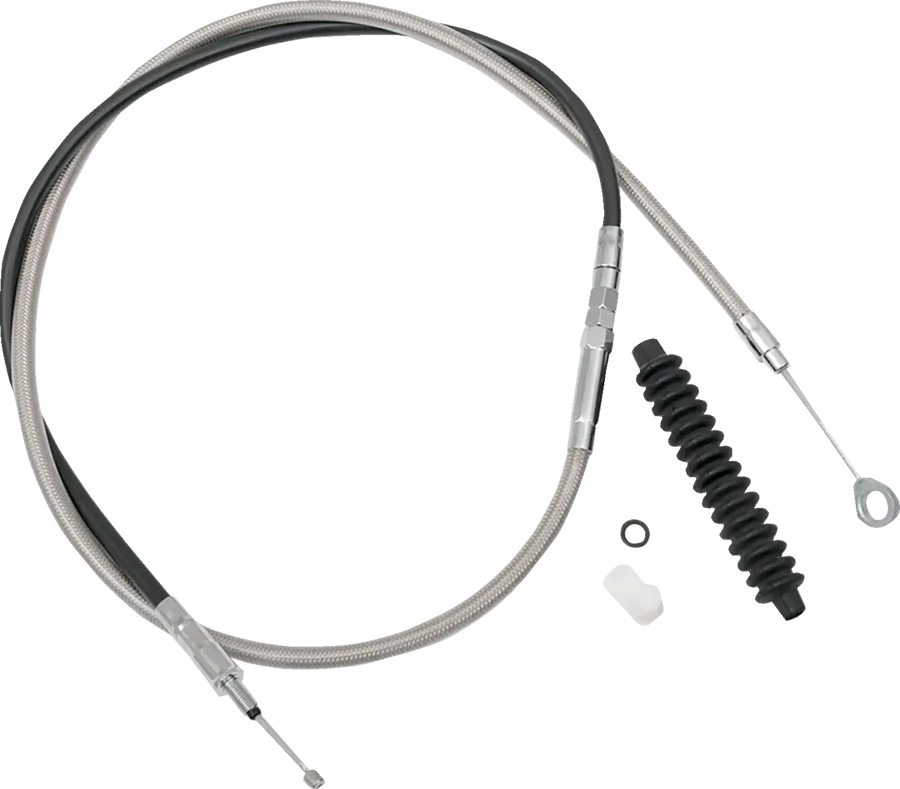 harley davidson flhrxs [DRAG SPECIALTIES] - Câble d'embrayage très efficace en acier inoxydable tressé