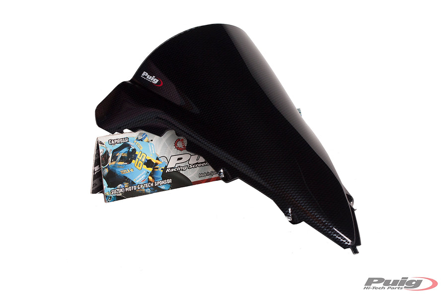 TRIUMPH BONNEVILLE T 120 NOIR [2025] - Bulle Z-Racing | Aspect carbone | PUIG4935C