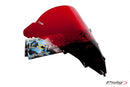 TRIUMPH BONNEVILLE T 120 NOIR [2025] - Bulle Z-Racing | Rouge | PUIG4935R