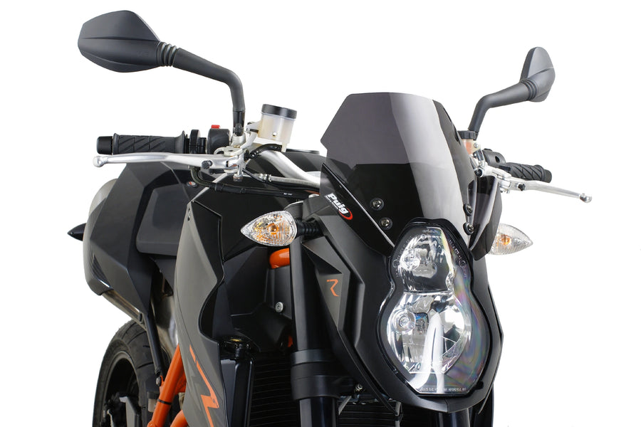 TRIUMPH BONNEVILLE T 120 BLACK [2025] - New Generation Sport Windschild | Stark getönt | PUIG 4942F