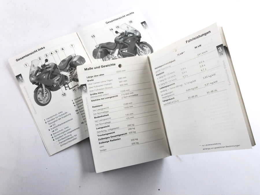 BMW K 1200 GT K12 [2004] - Manuel du propriétaire