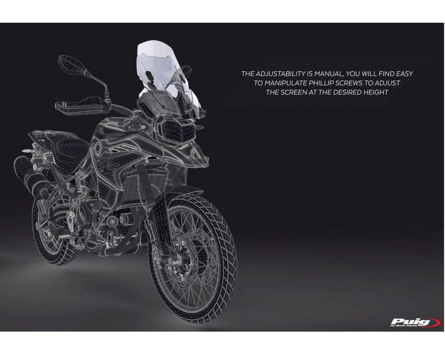 BMW F 750 GS [2024] – Verstellbare Scheibe – Getönt