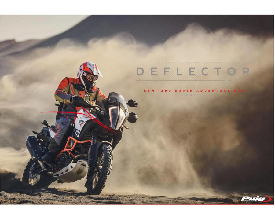 KTM 1290 SUPER ADVENTURE T [2023] – Déflecteur supérieur – Transparent