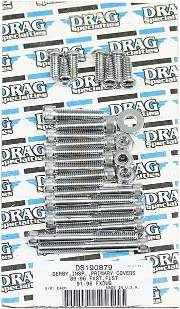 harley davidson fxsts [DRAG SPECIALTIES] – Schraubensatz für innere und äußere Primär-/Derby-/Inspektionsdeckel - 0