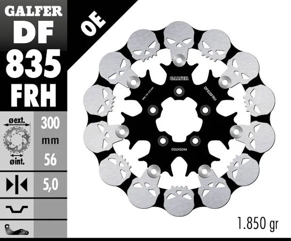 Harley-Davidson Xl 1200 Xs Forty Eight Special [2020] - Floating brake disc Skull - Image 4