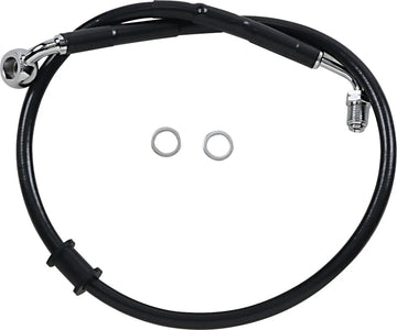 harley davidson flde [DRAG SPECIALTIES] - Extended stainless steel brake line