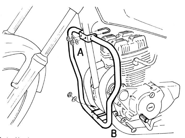 Honda CM 125 [1982-1986] - Motorschutzbügel