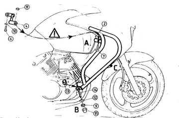 Honda Varadero 125 [2001-2006] - Motorschutzbügel