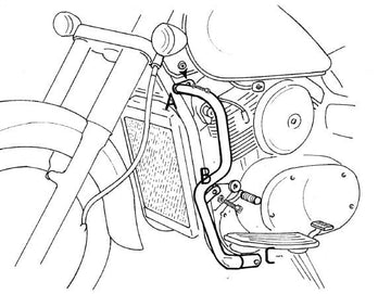 Kawasaki VN 1500 Classic [1996-2002] - barre de protection des moteurs - 0