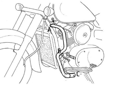 Kawasaki VN 1500 Classic [1996-2002] - barre de protection des moteurs