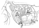 Kawasaki Zephyr 550 [1991-1999] - barre de protection des moteurs-1