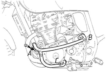 Suzuki GSF 600 S Bandit [2000-2004] - barre de protection des moteurs - 0