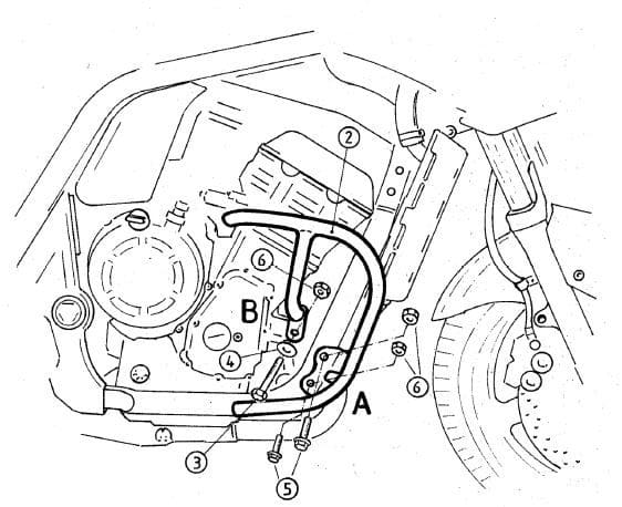 Yamaha FZS 1000 Fazer [2001-2005] - Motorschutzbügel