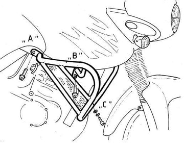 Triumph Tiger [1999-2000] - barre de protection des moteurs
