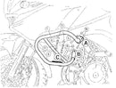 Kawasaki KLV 1000 [2004-2005] - motor protection bar-2