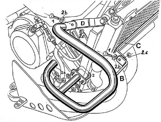Yamaha XTZ 750 Super Ténéré [1989-1997] - Motorschutzbügel