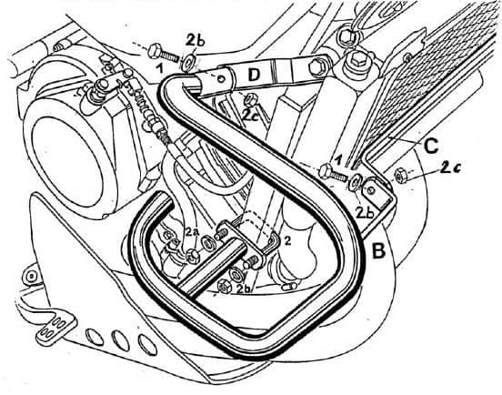 Yamaha XTZ 750 Super Ténéré [1989-1997] - Motorschutzbügel