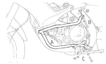 Aprilia Pegaso 650 [1997-2004] - motor protection bar