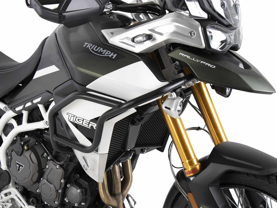 Triumph Tiger 850 Sport [2021-2025] - Vue détaillée de la barre de protection du réservoir