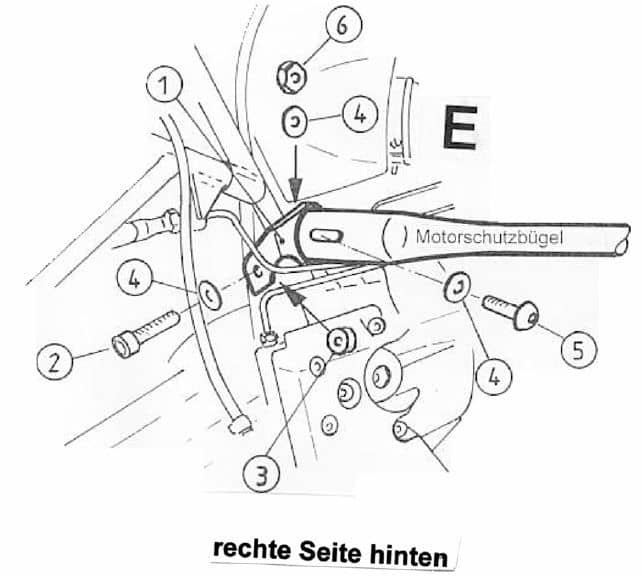 BMW R 850 GS [1994-2000] - barre de protection des moteurs