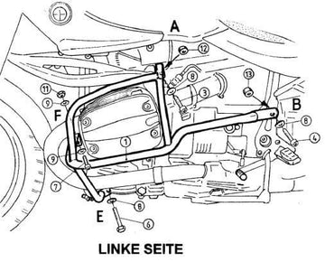 BMW R 850 R [1994-2002] - barre de protection des moteurs - 0