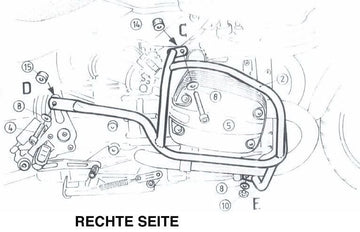 BMW R 850 R [2000-2006] - barre de protection des moteurs